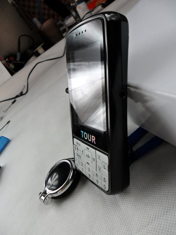 007B αυτόματο σύστημα ξεναγών με την οθόνη LCD, μαύρο σύστημα μικροφώνων ξεναγών
